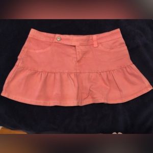 Kan Can Pink Denim Mini Skirt